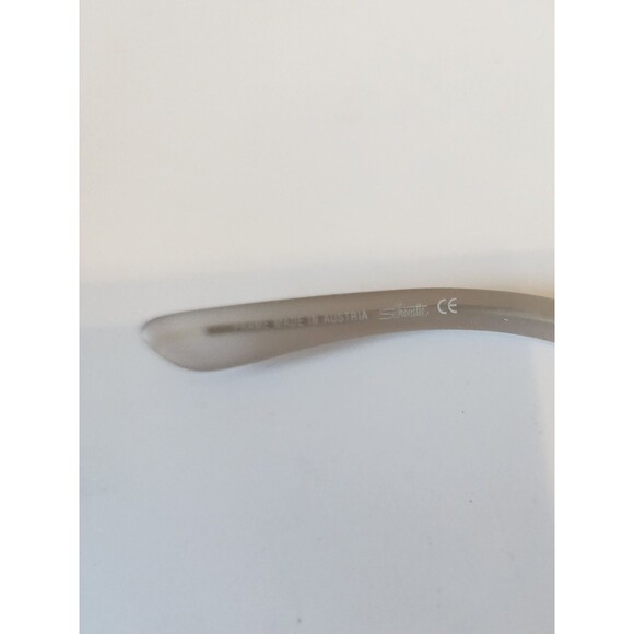 SILHOUETTE 7608 40 6057 17-140 Rimless Pink Beige Eyeglass Frame Plastic Oval - Picture 7 of 8